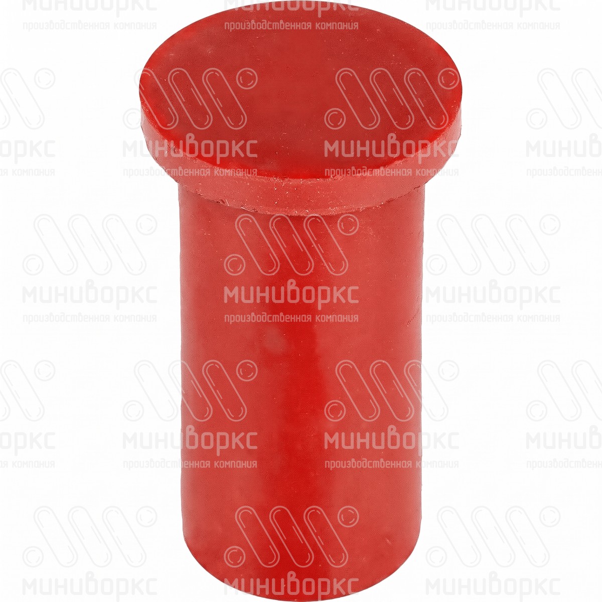 Заглушка для защиты наружной резьбы M15, цвет красный – CAPR14X12,5 - 1