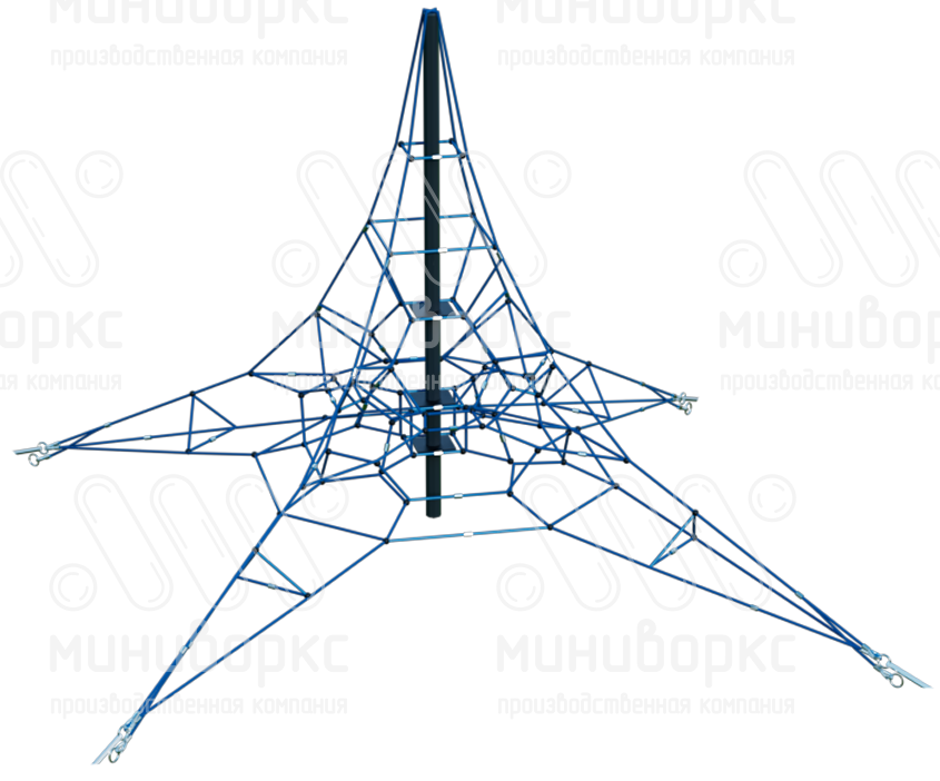 Канатные конструкции Пирамиды – P-0216-02-Ral7016 | картинка 1