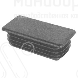 Прямоугольные заглушки для труб 40x20 – ILRB40X20 | картинка 1